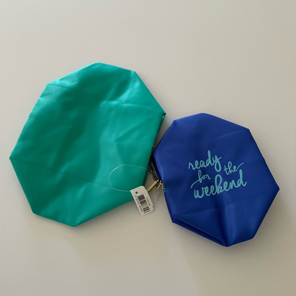 Bath and Body Works Teal and Royal Blue Toiletry Bags
New with tag!